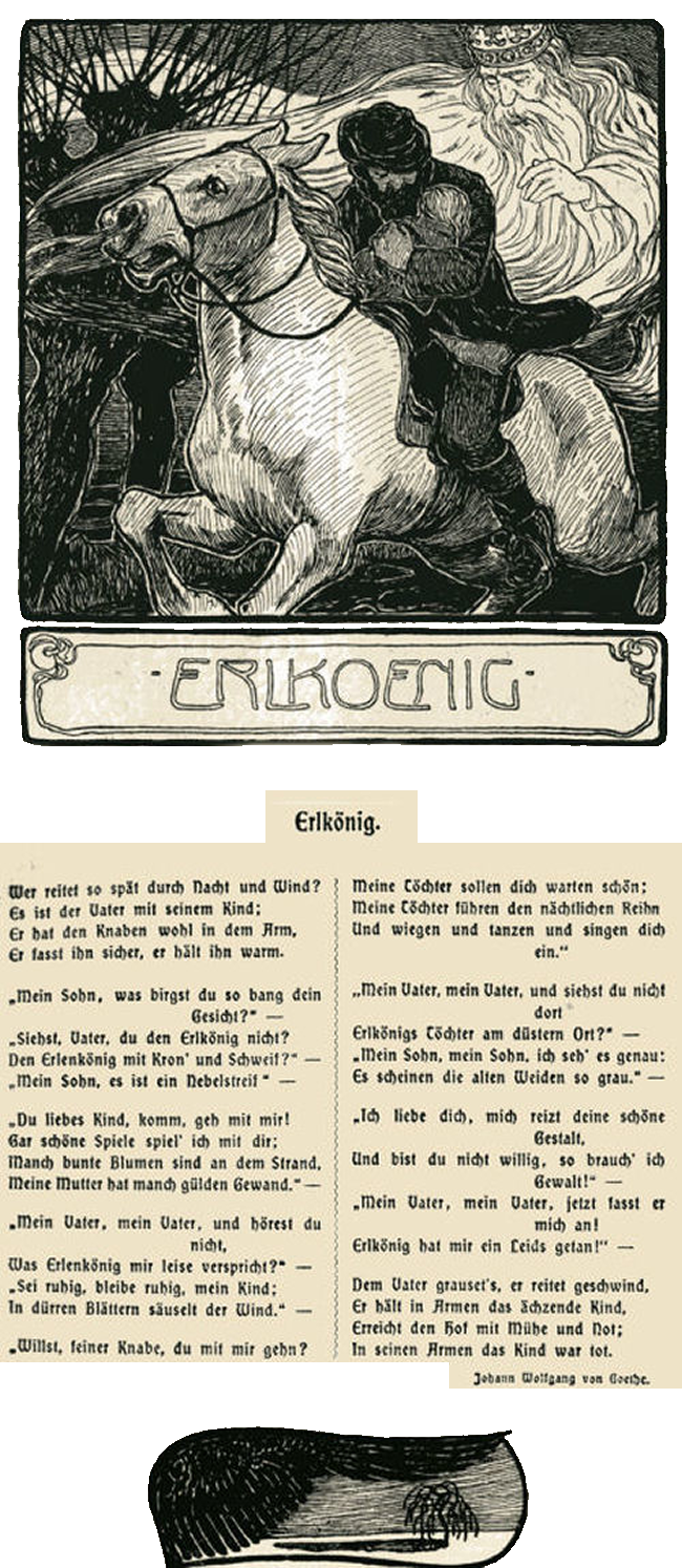 Erlkönig - Eine Ballade von Jahann Wolfgang von Goethe 